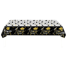 Graduation tablecloth waterproof plastic rectangular 1 pack
