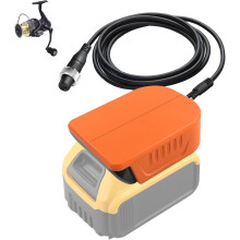 Fishing Reel Battery Adapter for Dewalt 20V/60V Daiwa