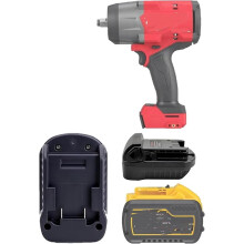 DeWalt to Milwaukee Adapter for 20V/60V Batteries to M18