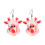 LED Christmas Tree Earrings Light-Up Bulb 1 Pair 1