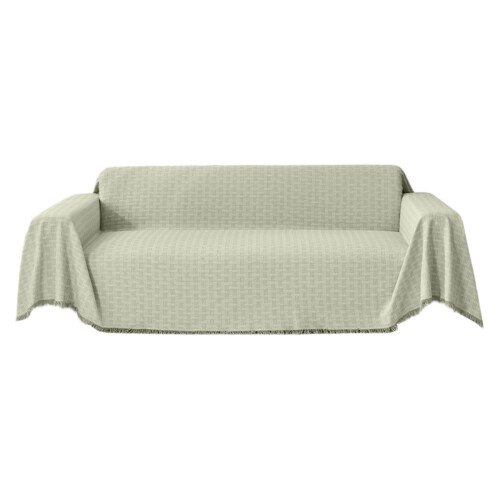 Housse de canapé réversible verte 35 x 35 pouces 1