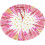 Jupe de sapin de Noël rose flocon de neige 122 cm 2