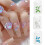 Strass pour ongles colorés à pointe fine, 10 pièces 2