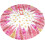Jupe de sapin de Noël rose flocon de neige 122 cm 5