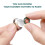 Blank Finger Rings Flat Round Ring Blanks 20 pcs 2