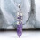 Amethyst Quartz Chakra Healing Pendant Necklace 1