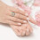 Blank Finger Rings Flat Round Ring Blanks 20 pcs 6
