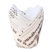 Tulip cupcake liners for baby shower wedding birthday