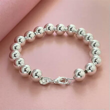 925 Silver Charm Bracelet Bangle 1 Piece