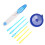 Crochet Hooks Set Ergonomic Soft Grip 72 Pieces 6