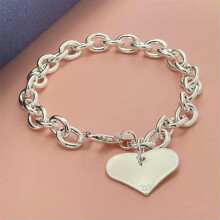 925 Silver Charm Bracelet Bangle 75 Style