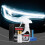 Headlight Restoration Kit with Cleaner, Polish, and UV 6