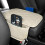 Protezione in pelle per bracciolo auto con tasca organizer laterale 5