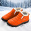 Men's Winter Snow Boots Orange Size 6 5