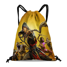 Mortal Kombat gym bag waterproof 15.7x17.7 inch