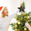 Christmas Tree Ornaments Shatterproof Balls Black 7.1 Inch 1
