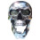 Skull Motorcycle Headlight Halogen Front Light 1pc 2
