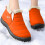 Men's Winter Snow Boots Orange Size 6 2