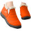 Men's Winter Snow Boots Orange Size 6 3