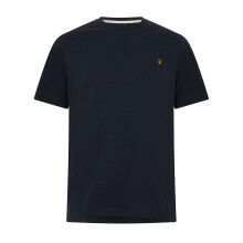 (M, True Navy) Farah Mens Harrow Short-Sleeved T-Shirt