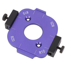 Aluminum Round Corner Radius Template for Router Table