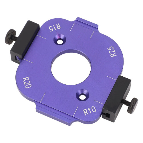 Aluminum Round Corner Radius Template for Router Table