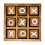 Jeu de morpion en bois, format voyage portable 5