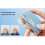 Coupe-ongles rechargeable USB-C avec LED et 3 vitesses 5