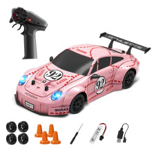 RC Car 2.4GHz High-Speed Remote Control Toy with LED Lights