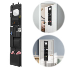 Hanging Closet Organizer with Mirror 51.57x11.02 Inch