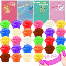 Valentine's Day Cards with Butter Slime 28-Pack