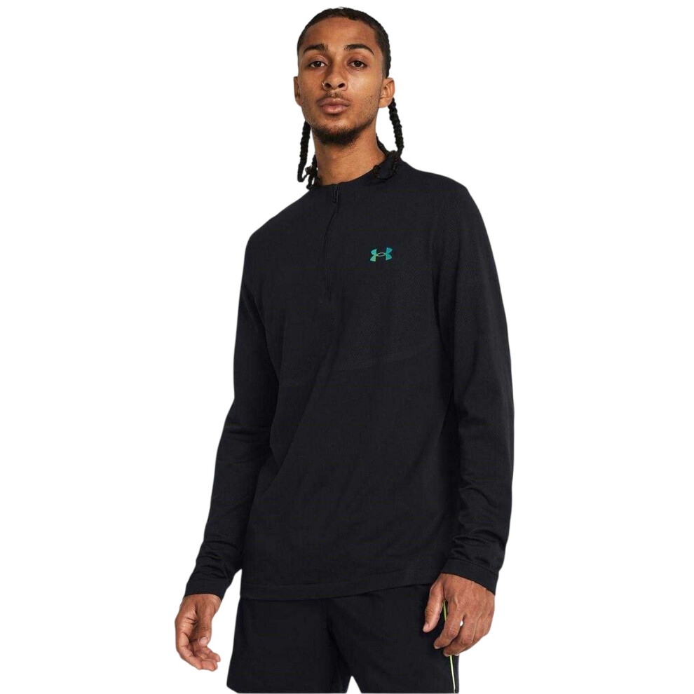 Under Armour (S, Black) Mens Vanish Elite Ua Rush Seamless Top