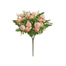 Artificial Camellia Silk Rose Wedding Flower 8 Inch