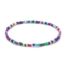 Beaded Anklet Set Boho Adjustable 2-Pair