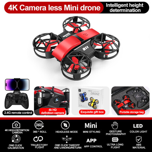 Mini quadcopter remote controlled aircraft with high