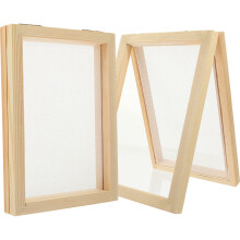 Paper Making Screens Rectangular Khaki 2 pcs