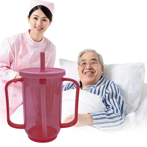 防漏护理杯 老年人产后卧床适用 绿色红色