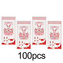 Easter cellophane candy bags with ties 100 pcs 10.6x5 inch