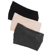 Women's Wide Hair Band Elastic Fit 3 Pcs Assorted Colors