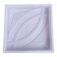 Concrete stepping stones square garden pavers 6 pcs