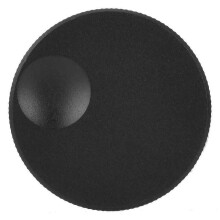 Control Knob Black Frosted for 6mm Potentiometer 32.5x13mm