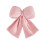 Pink Christmas Bow Tree Topper Decor 13.8x14.1 in 1
