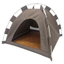 Cat Tent Indoor Dog House for Small Dogs Gray Foldable