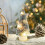 Mini albero di Natale con timer a LED e base in legno. 4
