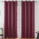 Solid Color Blackout Curtains Dark Grey 39x78 Inch 1