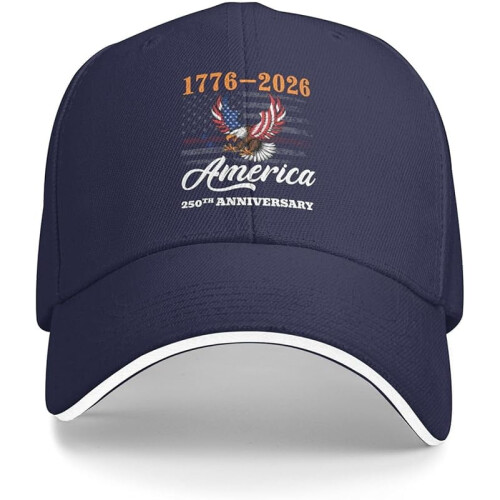 USA 250th Anniversary Trucker Hat Adjustable Breathable