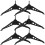 EXHUMKY Black Plastic Tree Brackets 6-Pack 3
