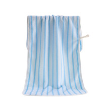 Bathroom Hand Towel Cotton Absorbent Soft Blue 14 x 30 in