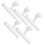 Bird Feeder Perches Set with Acrylic Holder 5 pcs 2