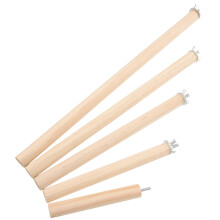 Bird Perch Platform Wooden Chewing Climbing Toy 5 Pcs